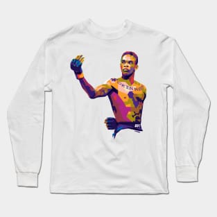 Israel Adesanya Popart Uncurve Long Sleeve T-Shirt